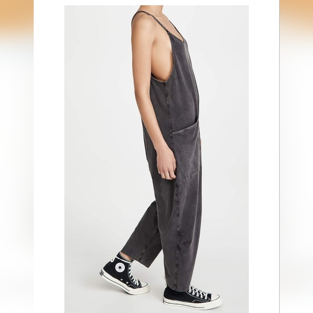 Gray Sleeveless Jumpsuit